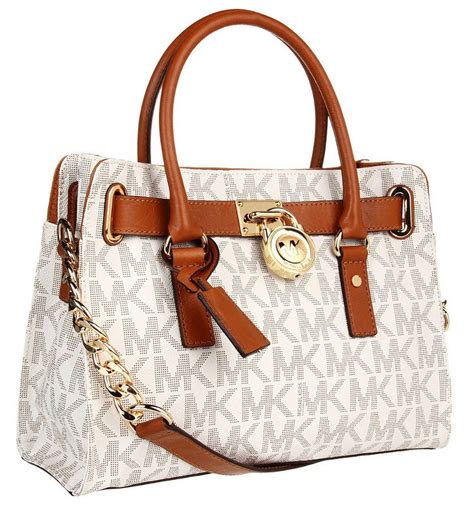 michael kors hamilton mk logo vanilla|Amazon.com: Michael Kors Vanilla Handbags.